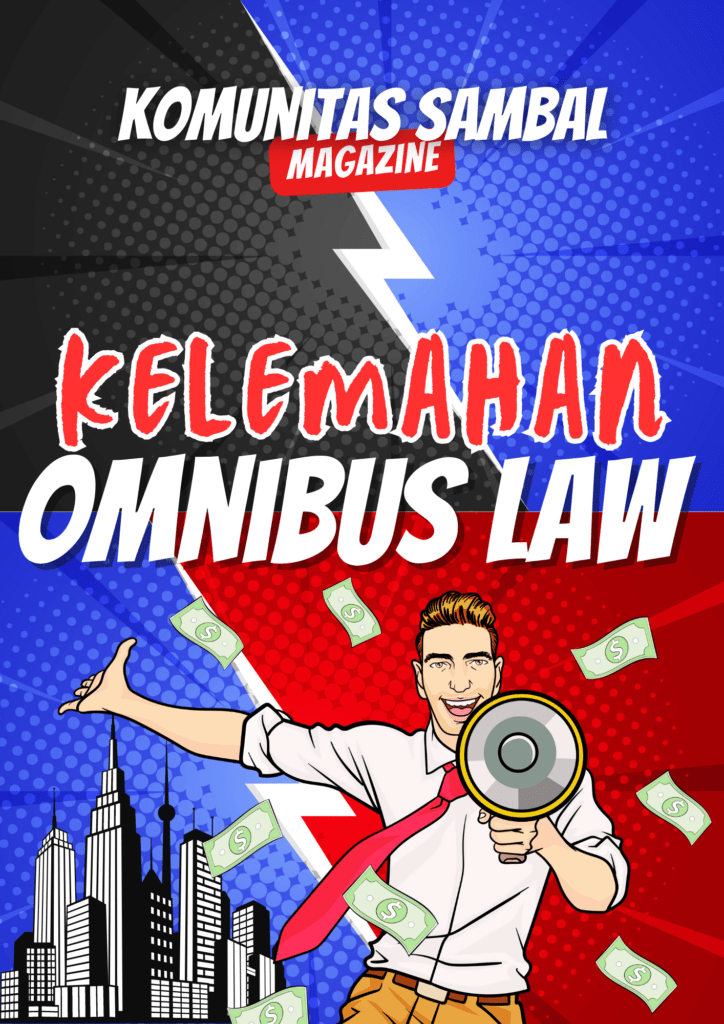 KOMUNITAS SAMBAL - Solidaritas Anak Muda Berbasis Ahlak dan Loyalitas Omnibus Law