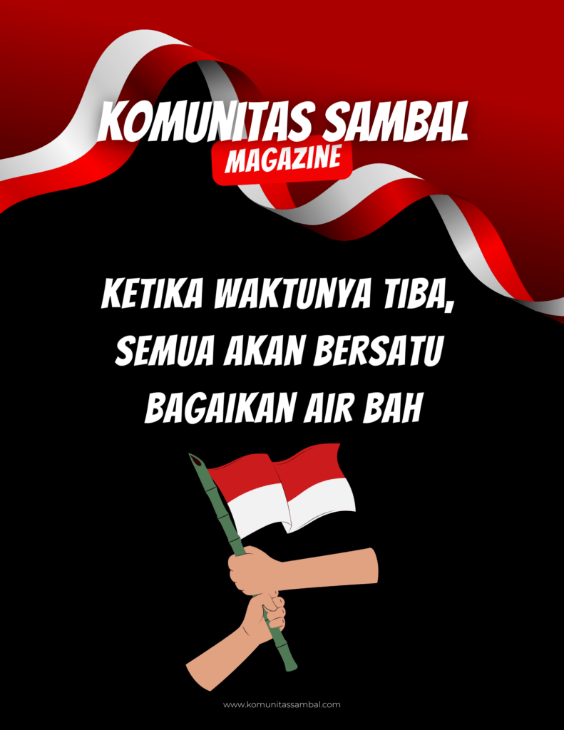 KOMUNITAS SAMBAL - Solidaritas Anak Muda Berbasis Ahlak dan Loyalitas ketika
