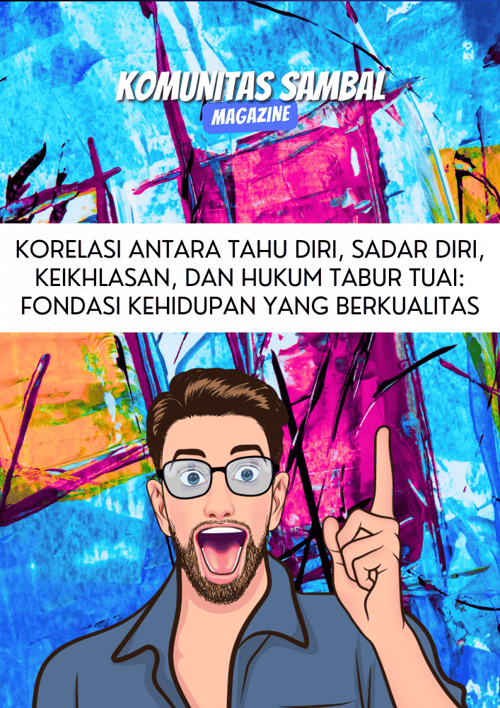 KOMUNITAS SAMBAL - Solidaritas Anak Muda Berbasis Ahlak dan Loyalitas Korelasi Antara Tahu Diri, Sadar Diri, Keikhlasan, dan Hukum Tabur Tuai: Fondasi Kehidupan yang Berkualitas