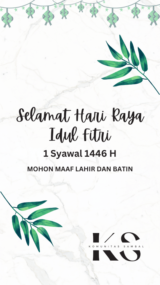 KOMUNITAS SAMBAL - Solidaritas Anak Muda Berbasis Ahlak dan Loyalitas ibadah
