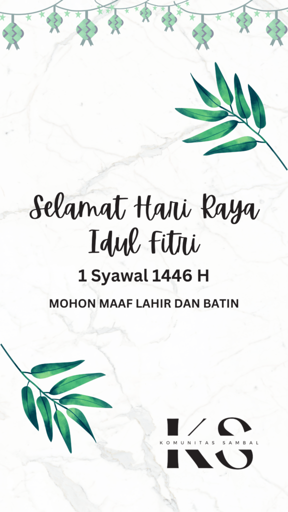 KOMUNITAS SAMBAL - Solidaritas Anak Muda Berbasis Ahlak dan Loyalitas puasa