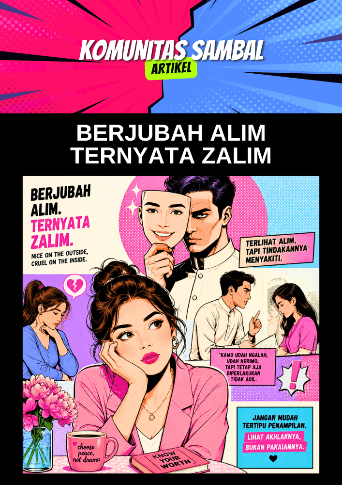 KOMUNITAS SAMBAL - Solidaritas Anak Muda Berbasis Ahlak dan Loyalitas Berjubah Alim. Ternyata Zalim