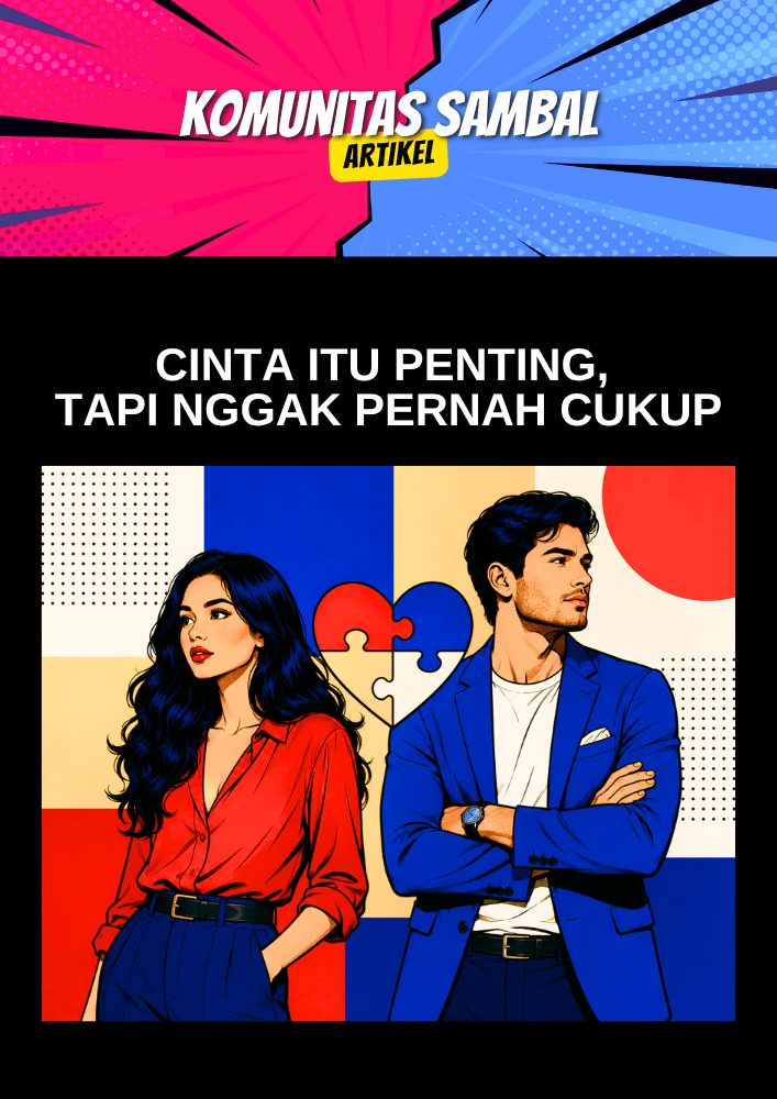 KOMUNITAS SAMBAL - Solidaritas Anak Muda Berbasis Ahlak dan Loyalitas Cinta Itu Penting, Tapi Nggak Pernah Cukup