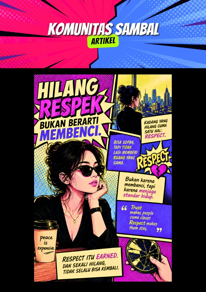 Hilang Respek Bukan Berarti Membenci