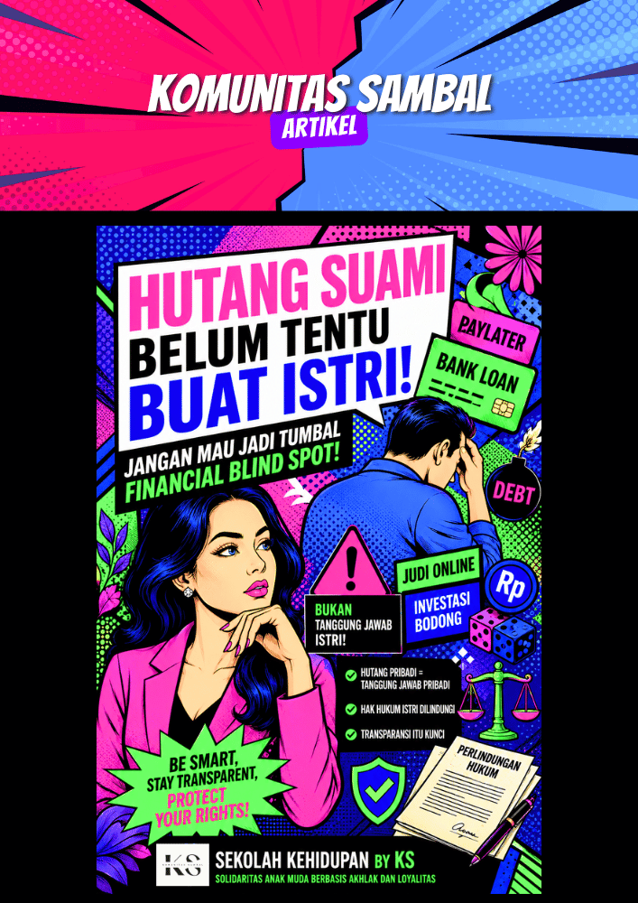 Hutang Suami Belum Tentu Buat Istri: Jangan Mau Jadi Tumbal Financial Blind Spot!