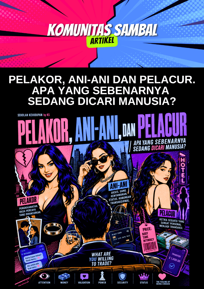 Pelakor, Ani-Ani dan Pelacur: Apa Yang Sebenarnya Sedang Dicari Manusia?